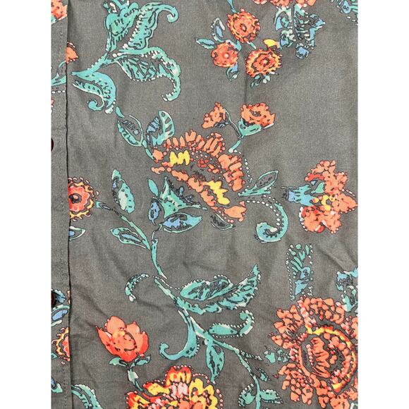 Men’s Billabong Floral Print Short-Sleeve Shirt Large – Excellent Condition - Picture 5 of 11